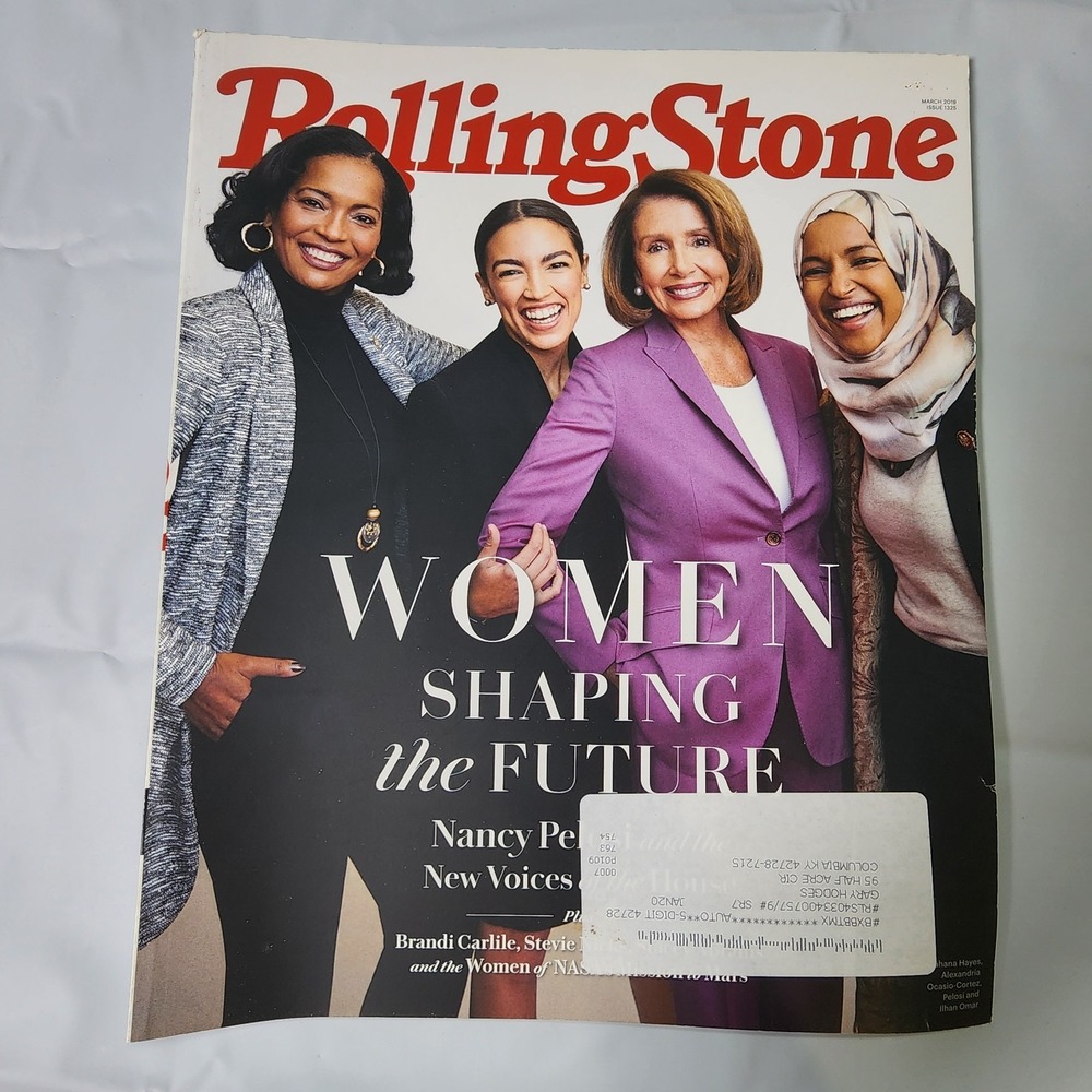 Rolling Stone Magazine 1325 March 2019 Issue Pelosi Omar Woman Shaping Future